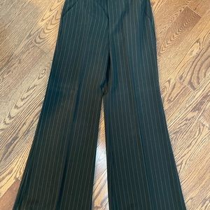 Rampage pin striped wide leg slacks. excellent condition. Belt loops, pockets.